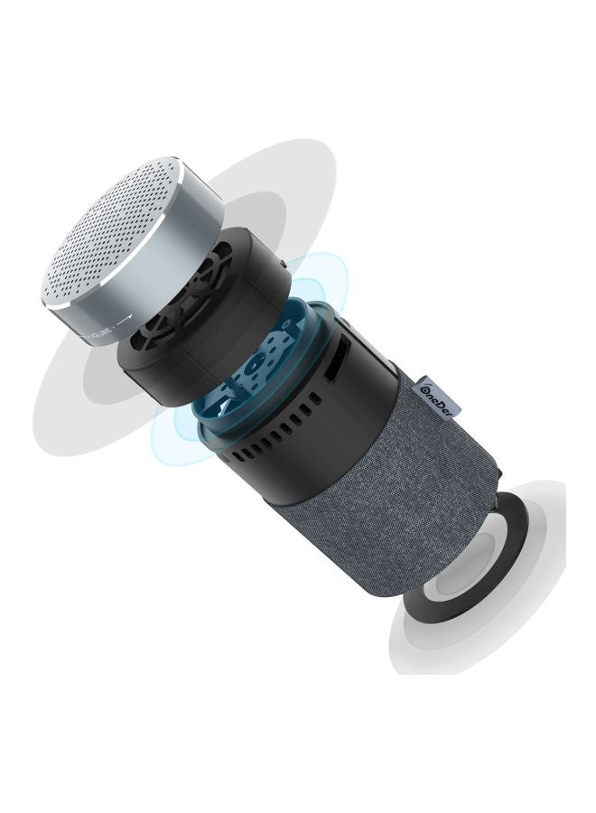 NIBEMINENT Portable Bluetooth Speaker Grey - Image 5