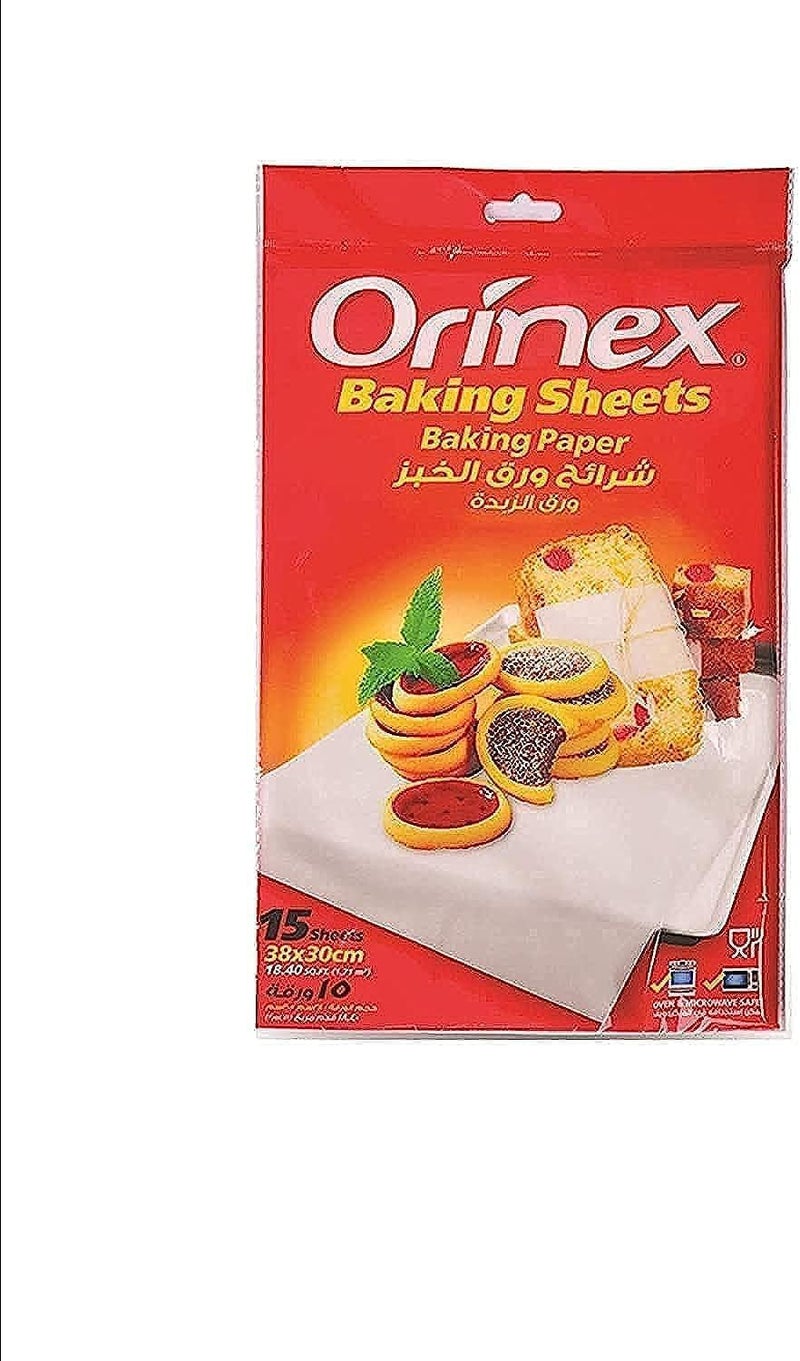 أورينيكس صينية خبز Orinex، 15 قطعة، مقاس 38×30 سم - Image 1