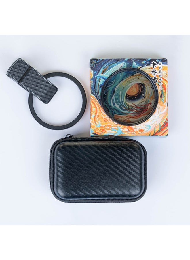 Mobile Phone Special Filter Cpl Polarizer Nd Subtractive Starlight Soft Light Suitable For Apple Huawei Xiaomi Filter Clip-Color:67mm Polarizer + Mobile Phone Clip + Lens Cover + Lens Cleaning Cloth
