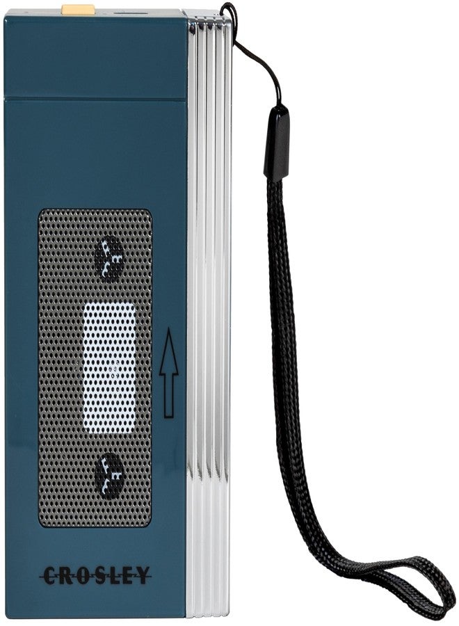 Crosley CR3047A-TL Mini Retro 80's Portable Bluetooth Speaker, Wireless with Microphone, Vintage, Teal - Image 1