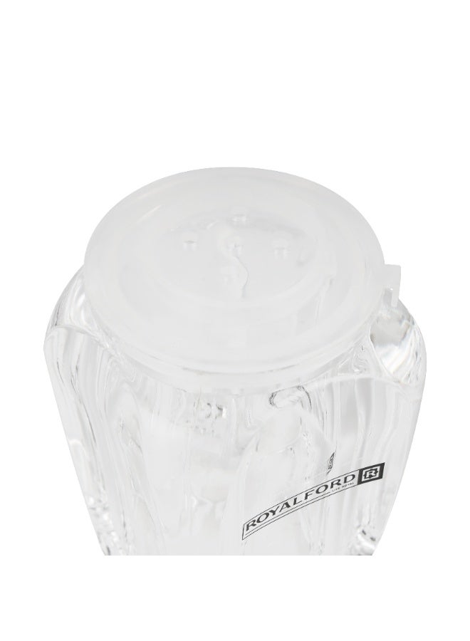 Royalford Acrylic Salt and Pepper Shaker Set with Holder- RF12765/ 70 ml Capacity, Shakers with Transparent Body clear - Image 5