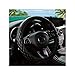 Couslcd Car Steering Wheel Cover 14515inch Leather AntiSlip Car Wheel Cover Protector Safety Comfortable Desgin Universal Auto Steering Wheels Accessories for Cars Truck SUV Black - Image 2
