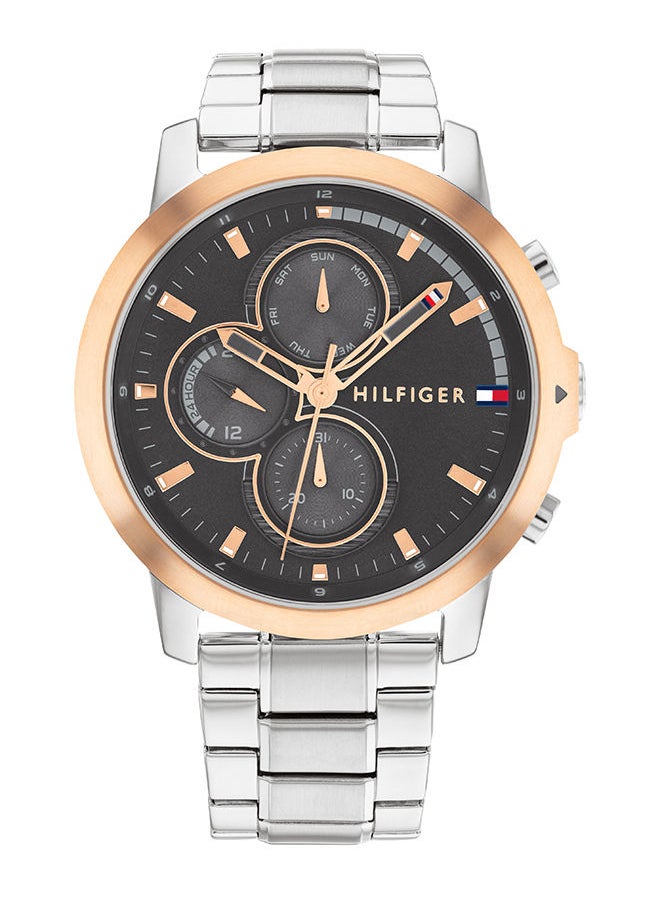 TOMMY HILFIGER Men Analog Round Shape Stainless Steel Wrist Watch 46 mm  - Image 1