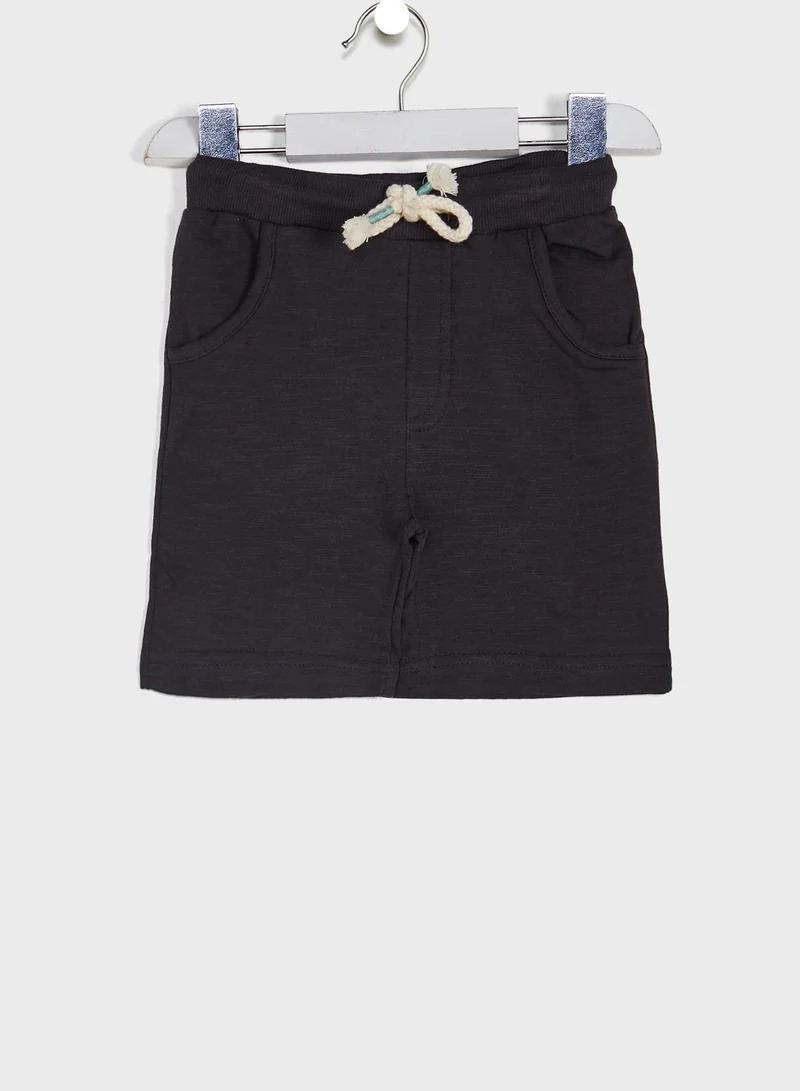 Babybol Infant Graphic T-Shirt & Shorts Set