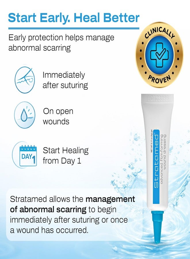 Stratamed Advanced Film-Forming Wound Dressing | Forms a Flexible Protective Layer Over Open Wounds & Damaged Skin | for Faster Healing and Early Abnormal Scar Management | 5g (0.17oz) - Image 4