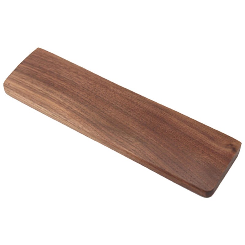 Walnut Wooden Keyboard Wrist Rest 30cm Ergonomic Palm Support for Typing and Gaming - Image 2