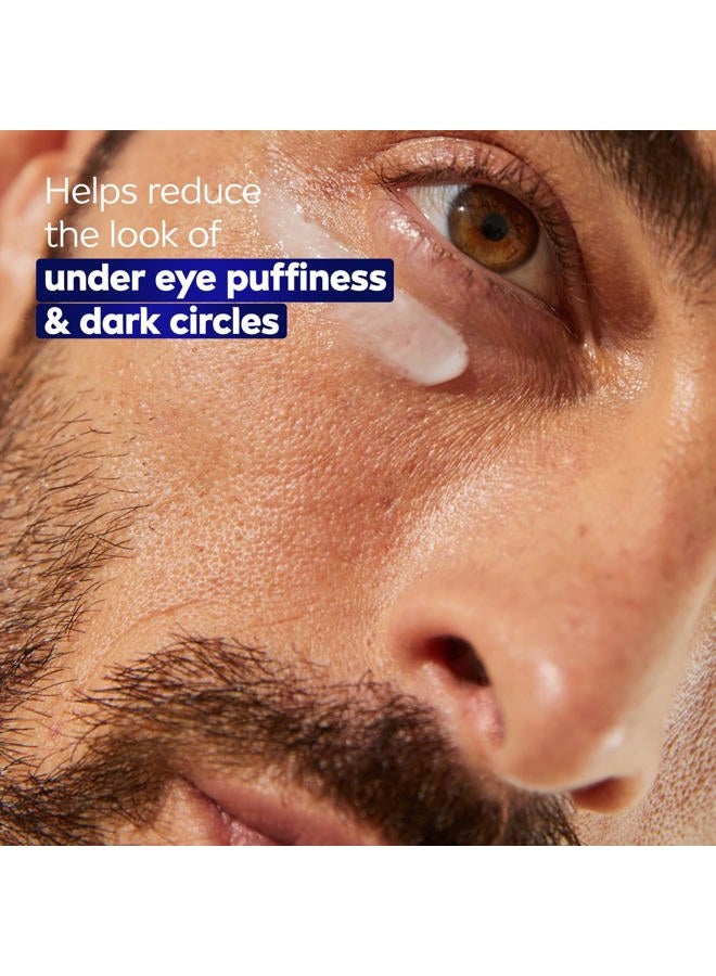 NIVEA MEN Age Defense Eye Cream with Hyaluronic Acid, 24-Hour Hydrating Under Eye Cream for Men Helps Reduce Look of Crow's Feet, Fine Lines and Dark Circles, 0.5 Fl Oz Tube - Image 5