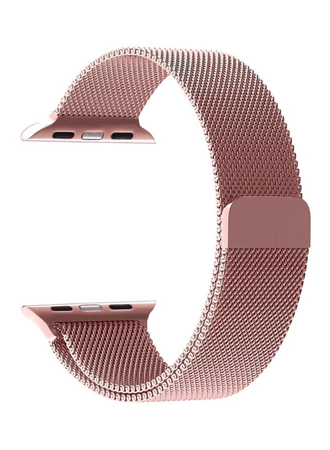 Stainless Steel Wrist Band For Apple Watch 38 mm Rose Gold - Image 1