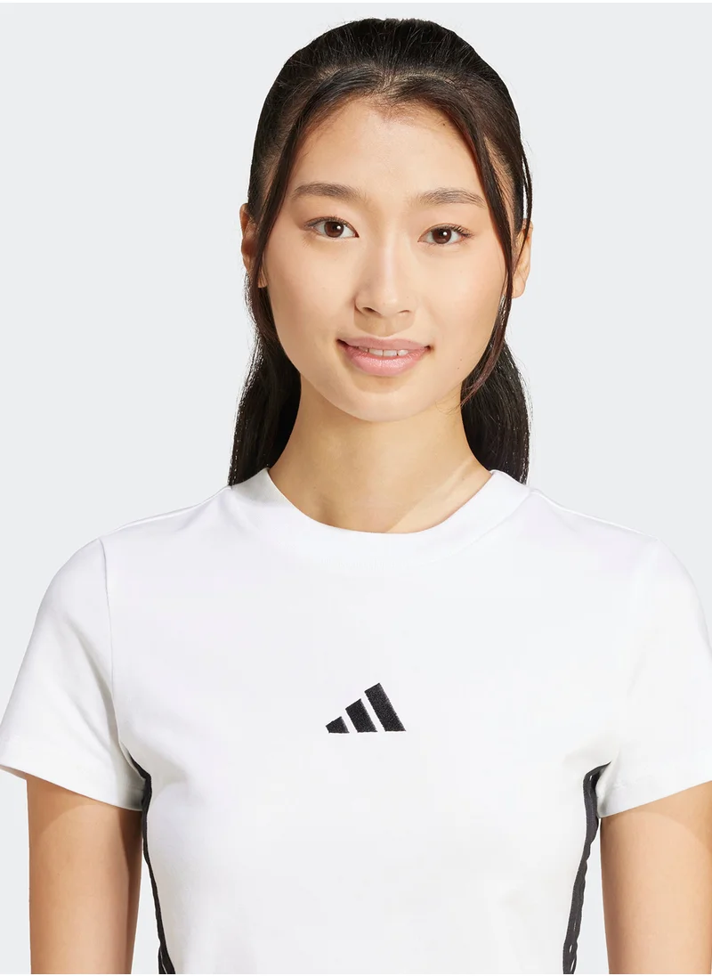 Adidas Essentials 3 Stripes Slim Baby T-Shirt