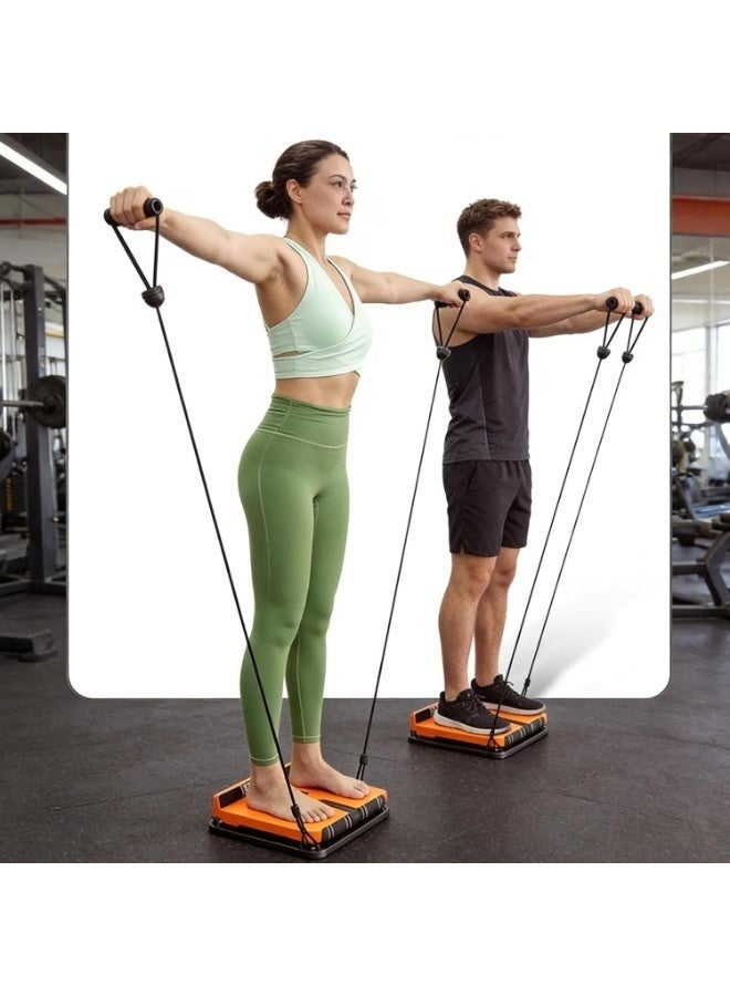 Adjustable Stretching Board 6 Levels – Calf & Foot Stretch Trainer with Pull Rope & Timer – Portable Fitness Tool - Image 4