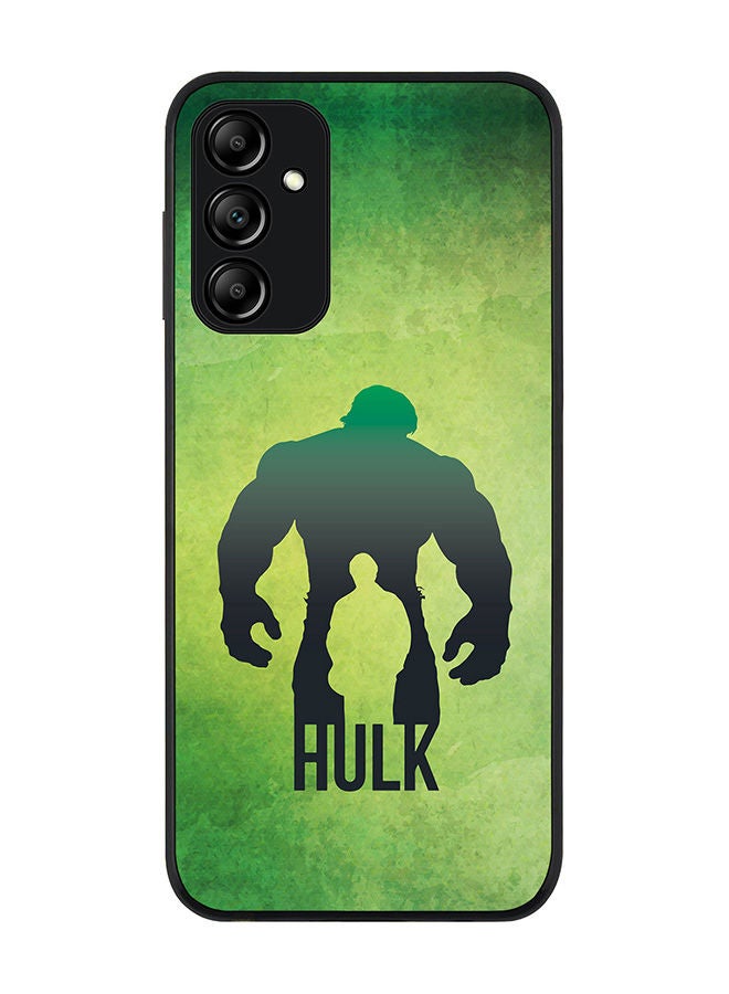 Stylizedd Rugged Black edge case for Samsung Galaxy A14 4G/5G Slim fit Soft Case Flexible Rubber Edges Anti Drop TPU Gel Thin Cover - Bruce Banner Vs Hulk - Image 1