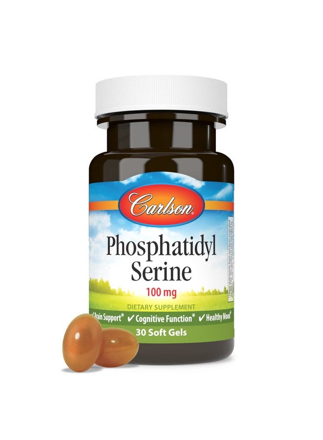 Carlson - Phosphatidyl Serine, 100 mg, Non-GMO, Brain Function, 30 Softgels - Image 5