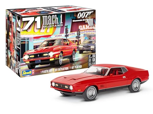 Revell 14555 71 Ford Mustang Mach 1 429 James Bond 007 Diamonds are Forever 125 Scale 121Piece Skill Level 5 Model Car Building Kit - Image 1