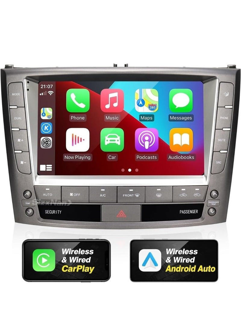 Vierex - Android Car Stereo For Lexus IS250 IS200 IS300 IS300C 2006-2009 4GB RAM Support Apple Carplay Android Auto Wireless QLED Fast Interface Quick Boot AHD Camera Included SIM Card Support Climate Control - Image 1
