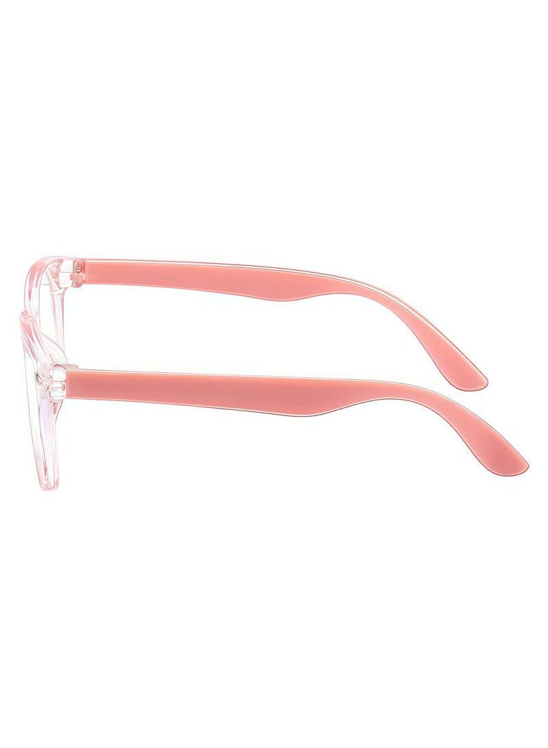 kids Blue Light Blocking Glasses For Girls And Boys Computer Blue Light Blocking Glasses For Age 3-11 (Light pink) - Image 5