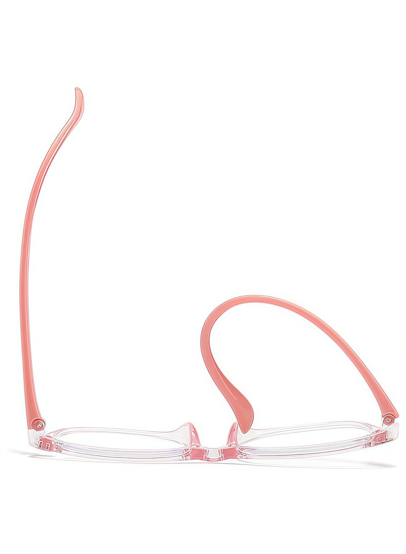 kids Blue Light Blocking Glasses For Girls And Boys Computer Blue Light Blocking Glasses For Age 3-11 (Light pink) - Image 3