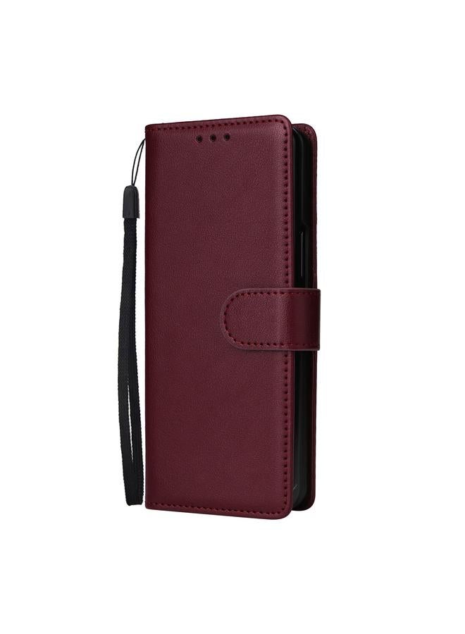 S-TOP Case For Samsung Galaxy Z Fold4 5G Multifunctional Horizontal Flip Leather Phone Case with Three Card Slot - Image 2
