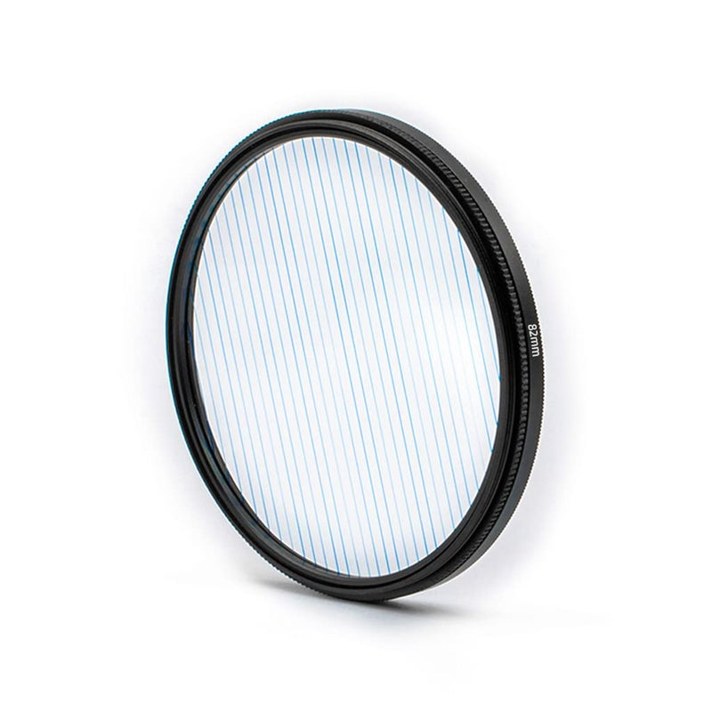 KOGJAERS Prism Lens Filter 82mm Starlight Glare Filter Anamorphic Lens Flare Effect Filter Film PropsBlue Linear Flares - Image 2