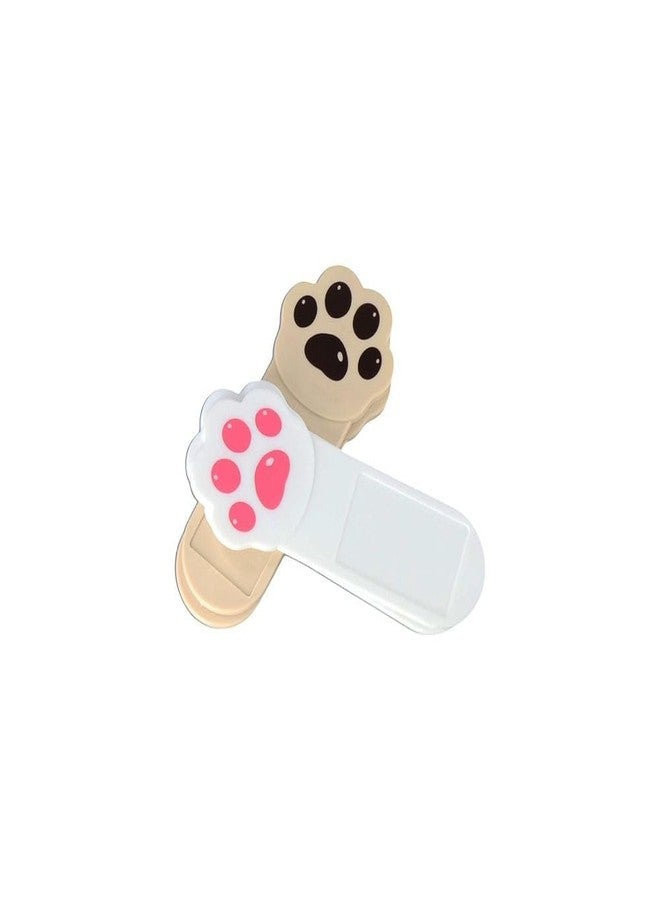 Kopida 2 Pairs Cute Toilet Seat Lifter Cartoon Lovely Cat Paw Toilet Lid Lifter Toilet Seat Handle Seat Cover Lifter Self-Adhesive Toilet Seat Handle Avoid Touching Toilet Seat Lid,4.13IN - Image 3