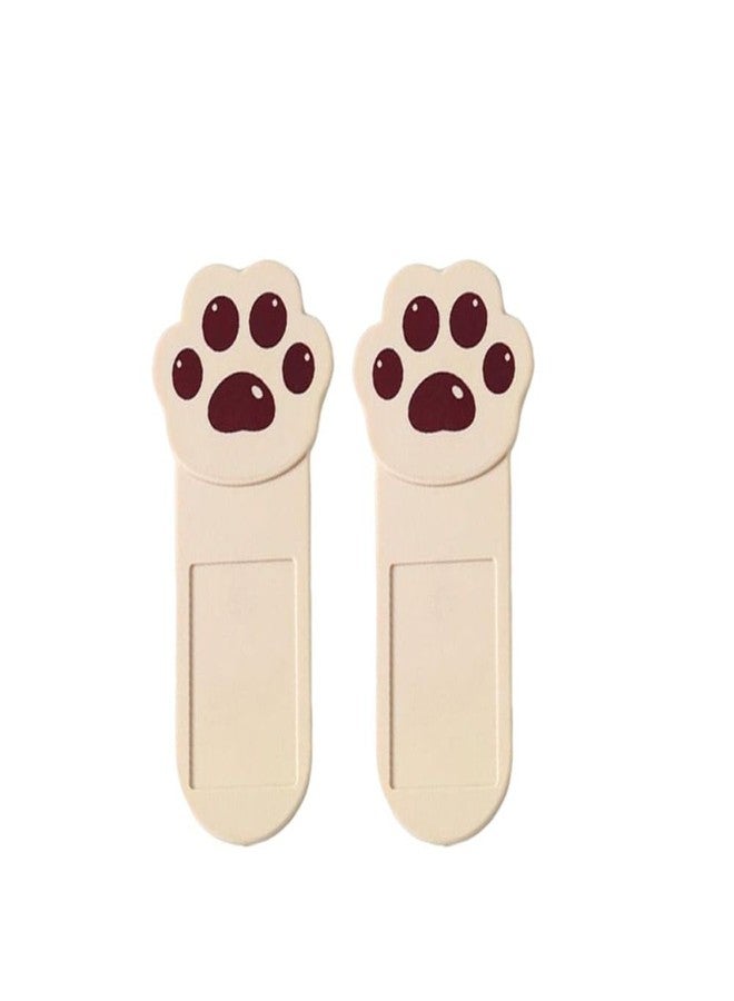 Kopida 2 Pairs Cute Toilet Seat Lifter Cartoon Lovely Cat Paw Toilet Lid Lifter Toilet Seat Handle Seat Cover Lifter Self-Adhesive Toilet Seat Handle Avoid Touching Toilet Seat Lid,4.13IN - Image 5