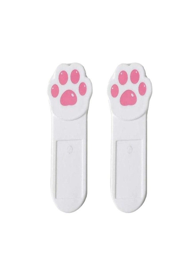 Kopida 2 Pairs Cute Toilet Seat Lifter Cartoon Lovely Cat Paw Toilet Lid Lifter Toilet Seat Handle Seat Cover Lifter Self-Adhesive Toilet Seat Handle Avoid Touching Toilet Seat Lid,4.13IN - Image 4