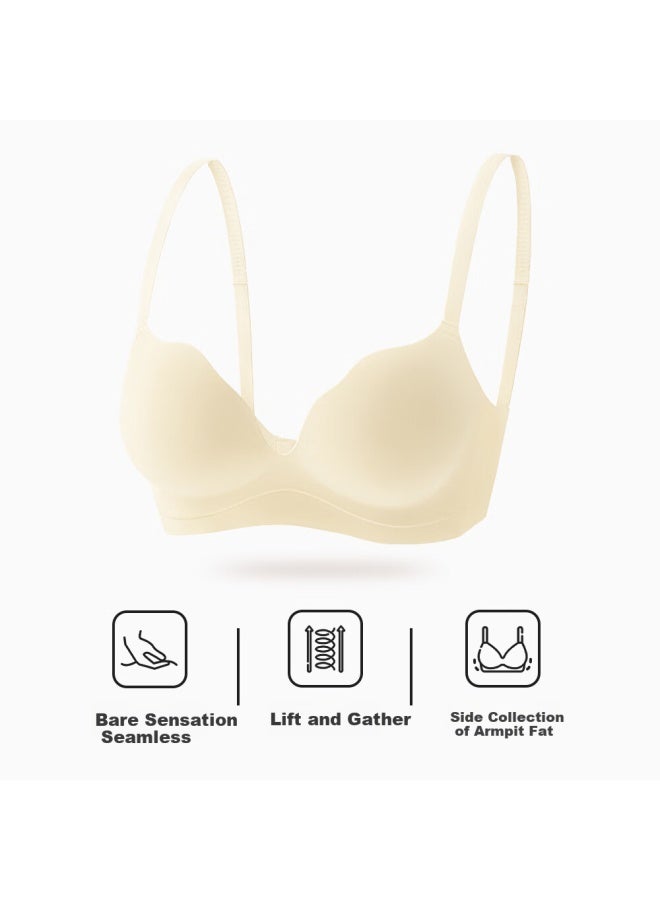 Secretworld Yumen Same Style Bra For Women, Push-up For Small Side Support, Anti-sagging, Seamless Invisible Enhancing Ladies' Brassiere - Image 5