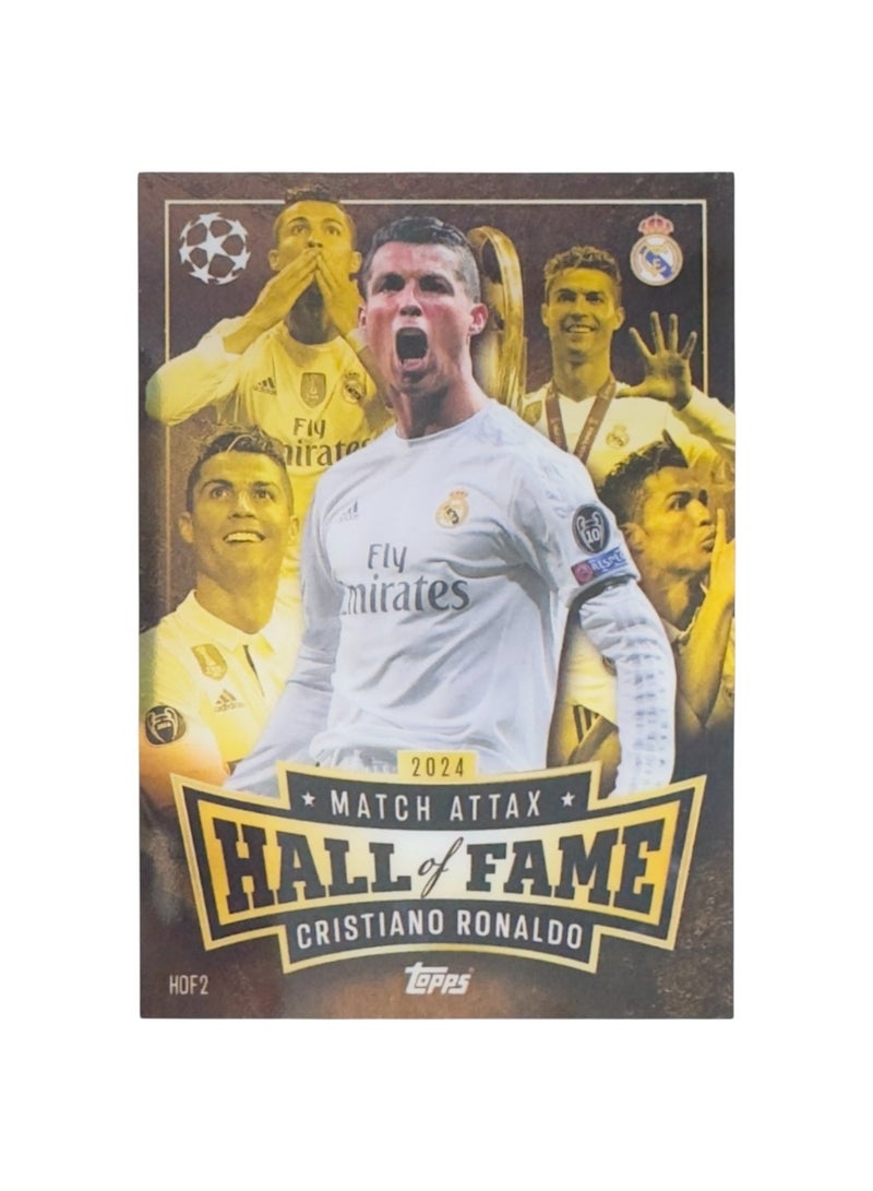 Topps Match Attax 24/25 - Hall of Fame Cristiano Ronaldo + 50 Bonus Cards - Image 2