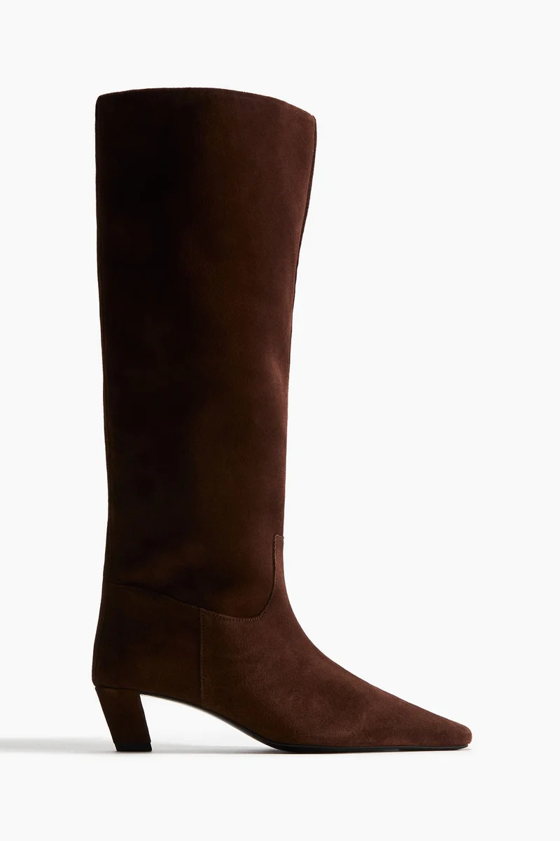 H&M Knee-high leather boots