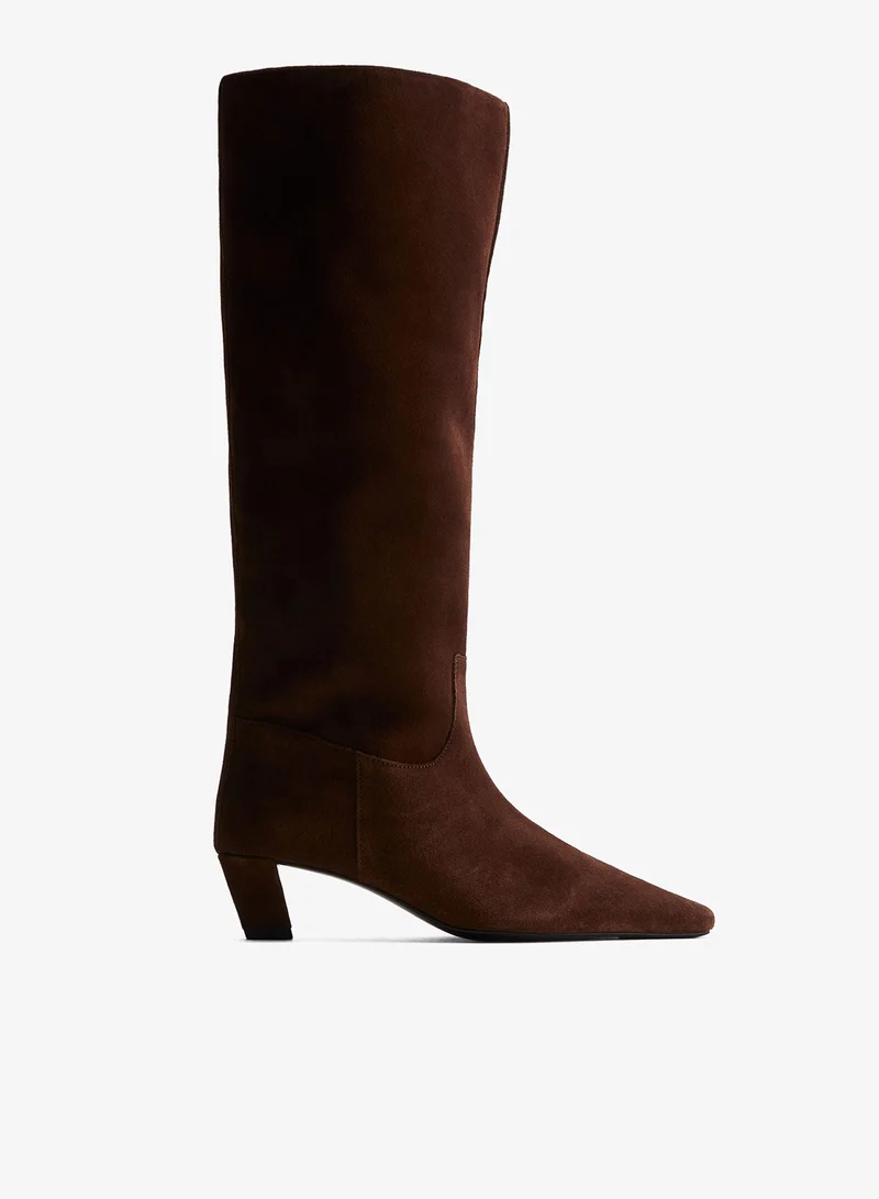 H&M Knee-high leather boots