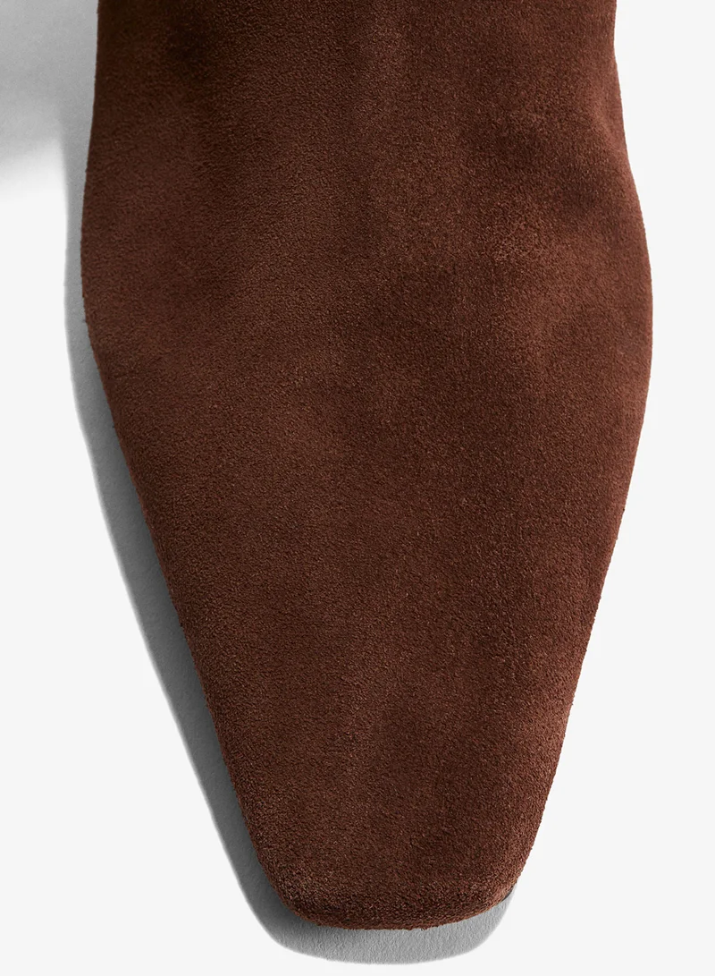 H&M Knee-high leather boots