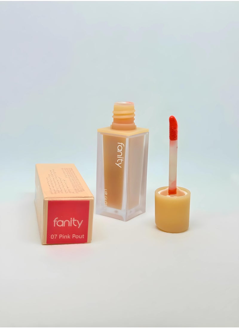 FANITY - Lip Gloss Spring Crush 07 Pink Pout - Image 1