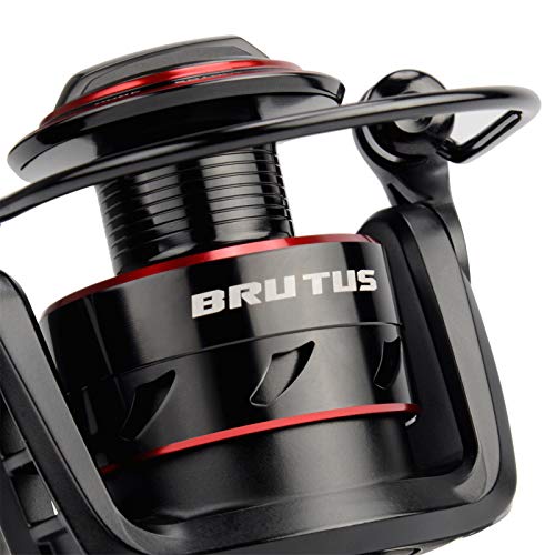 KastKing Brutus Spinning Reel, Freshwater Spinning Fishing Reels, Graphite Frame, CNC Aluminum Spool, 5.2:1 Gear Ratio, 4+1 Ball Bearings - Image 2
