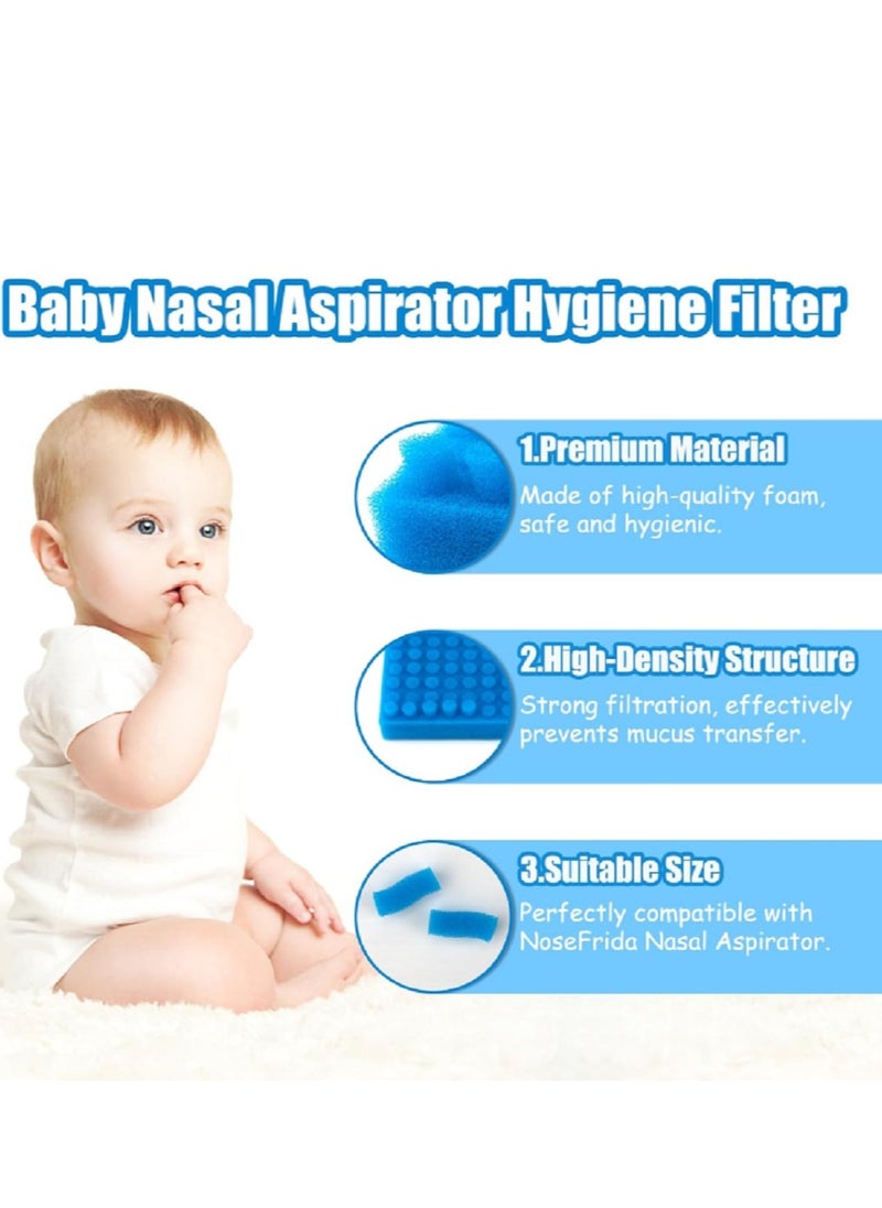 Nasal Aspirator Hygiene Sponges Filters Set