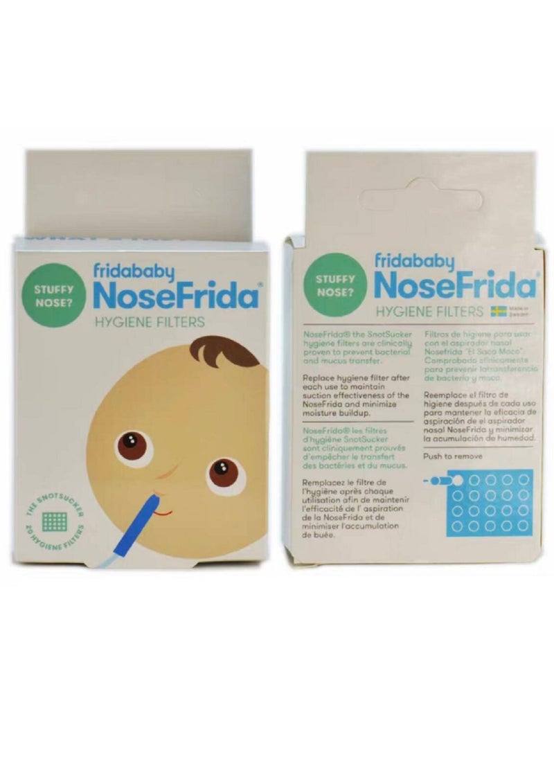 Nasal Aspirator Hygiene Sponges Filters Set