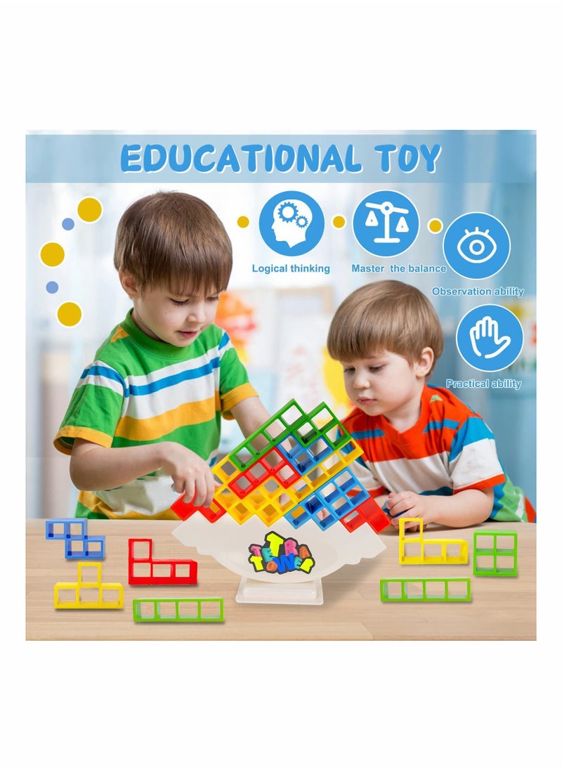 16PCS Stacking Balance Blocks Fun Building Game for Kids and Adults Suitable for Parties and Travel  - Image 2