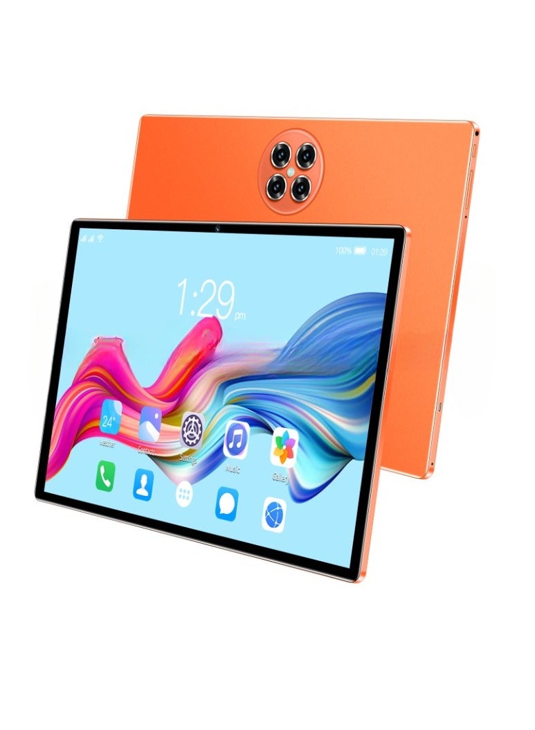 AROAQ Mate 50 Tablet, 10.1 Inch Screen 4G Calling Pad, Ten Core Fast Processor Durable Touch Pad, Large Storage Capacity Dual Cameras Wifi Tablet, (1pc, 64GB, Orange) - Image 1