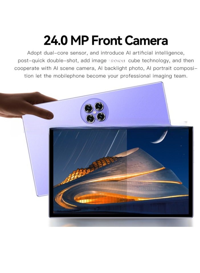 AROAQ Mate 50 Tablet, 10.1 Inch Screen 4G Calling Pad, Ten Core Fast Processor Durable Touch Pad, Large Storage Capacity Dual Cameras Wifi Tablet, (1pc, 64GB, Orange) - Image 2