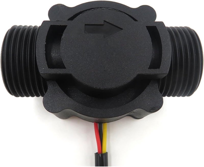 Water Flow Meters, 3/4" Water Flow Sensor 2.0MPa Hall Sensor Flowmeter DC5~18V Control Liquid Flow - Image 3