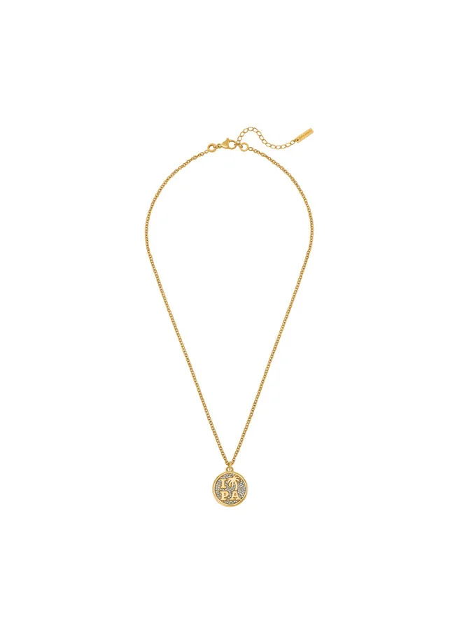 بالم انجلز Cenno Yellow Gold Plated Stainless Steel Pendant Necklace for Women