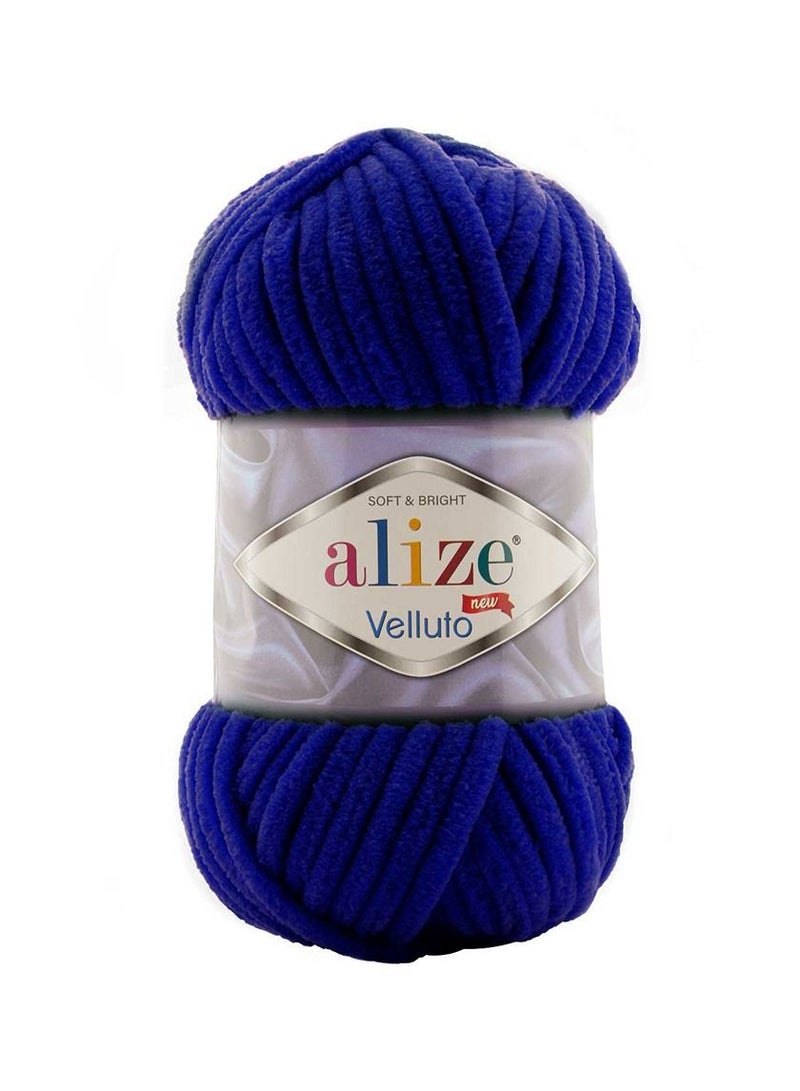 ALIZE Velluto Polyester Yarn 360 Navy
