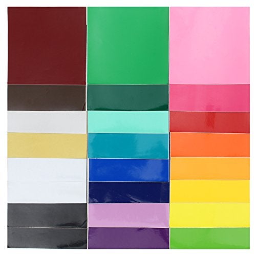 ORACAL 651 Glossy Vinyl - 24 Pack of Top Colors - 12" x 12" Sheets - Image 2