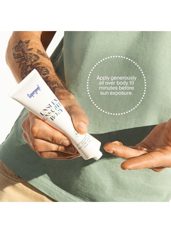 Supergoop! Unseen Sunscreen Body SPF 40 - Invisible Sun Protection - 3.4 fl oz - Weightless & Scentless - Water & Sweat Resistant - For All Skin Types - Image 5