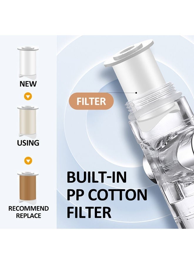 MIXDE Turbocharged Shower Head High Pressure Adjustable Filtering Shower Set with Hose - Image 3