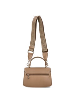David Jones David Jones Shoulder Bag for Women, faux Leather Hobo Crossover Fashion Handbag Purse Color ALMONDMILK  - Image 2