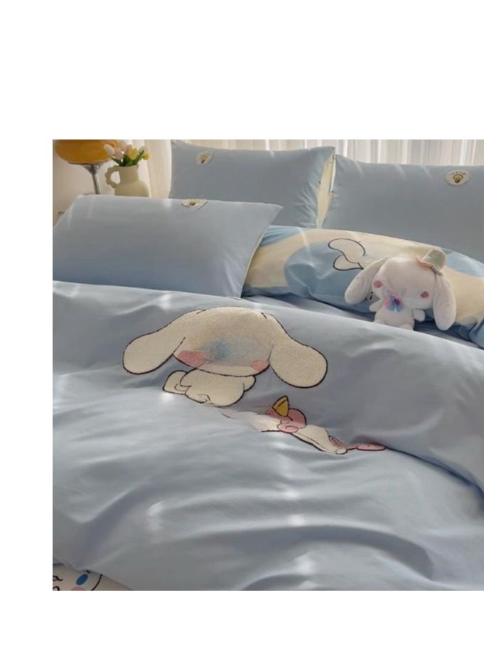 Generic Fitted Sheet Style — ﻿ High End Cartoon Pattern  Pure Cotton Bedding Four Piece Set  - Image 1