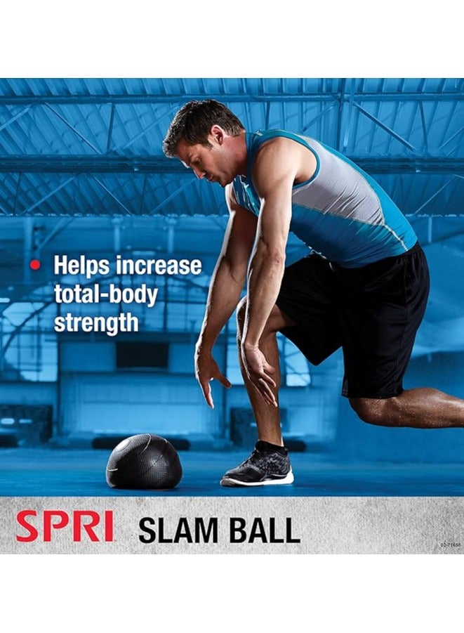 SPRI Slam Ball Dw 15Lb / 6.8Kg  Heavy-Duty Sand-Filled No-Bounce Ball For Strength & Explosive Training - Image 4