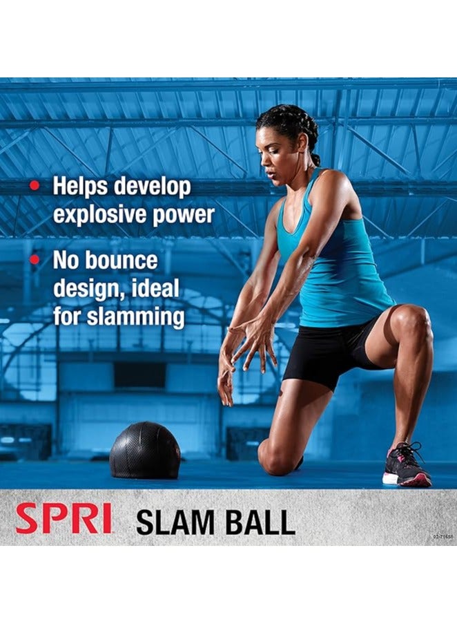 SPRI Slam Ball Dw 15Lb / 6.8Kg  Heavy-Duty Sand-Filled No-Bounce Ball For Strength & Explosive Training - Image 5