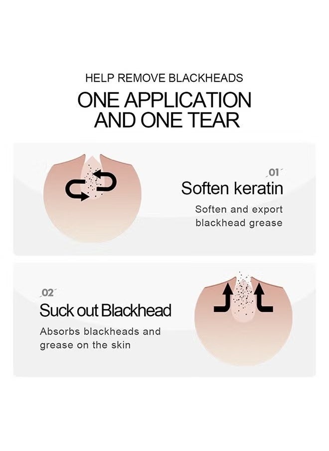 SADOER Bamboo Charcoal Black Mask-Blackhead Remover ​Charcoal Mask Peel off Mask Facial Pore Cleanser Purifying Face Mask Nose 60g  - Image 5