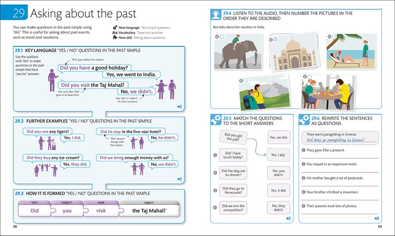 DK الإنجليزية للجميع: كتاب الدورة المستوى 2 - الإنجليزية للمبتدئين: ESL للبالغين، دورة تفاعلية لتعلم الإنجليزية - Image 4