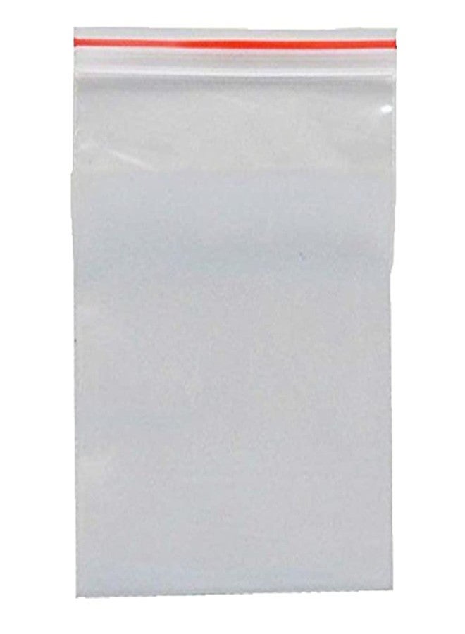 DMS RETAIL Zip Lock seal pack Pouch Bags Transparent Zipseal 7x10 Inches -Pack of 100-Resealable Plastic bags - Image 1